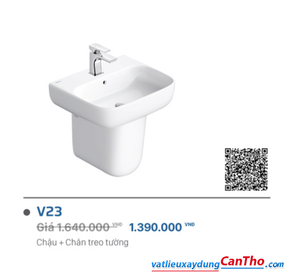 Lavabo Viglacera V23