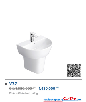 Lavabo + Chân V37