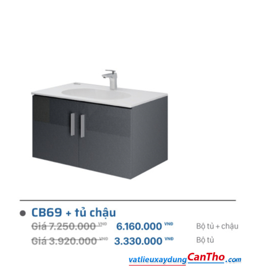 Lavabo + Tủ Viglacera CB69