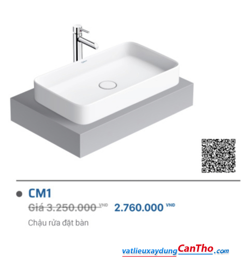 Lavabo + Bàn Viglacera CM1