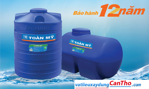 Bồn nhựa 500L ngang ECO Toàn Mỹ